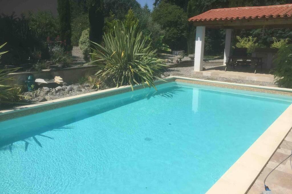 Peaceful 3 Bedroom 8 Person Ground Floor Apartment With Large Private Heated Pool La Digne-d'Amont Exteriör bild