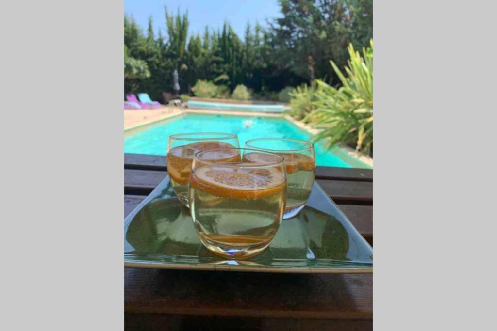 Peaceful 3 Bedroom 8 Person Ground Floor Apartment With Large Private Heated Pool La Digne-d'Amont Exteriör bild